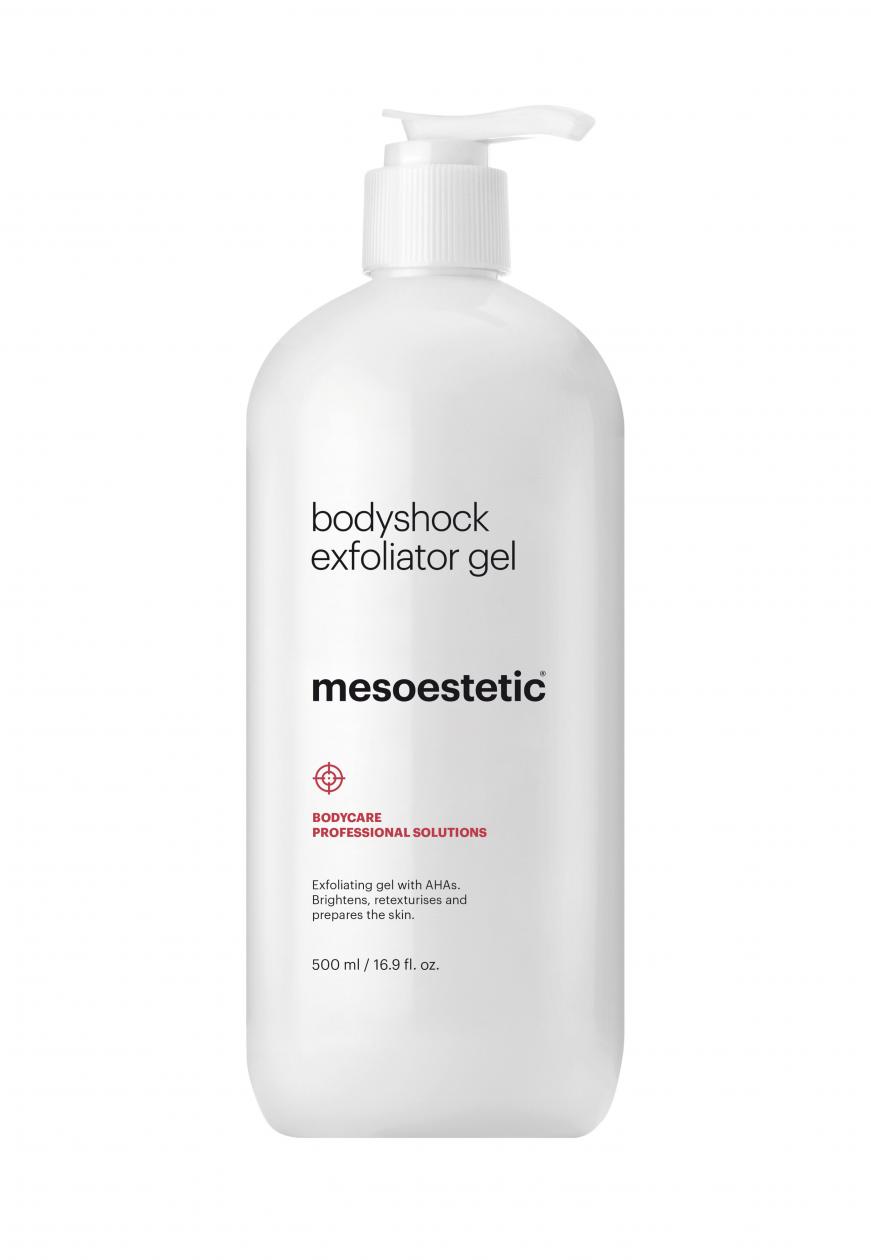 mesoestetic® bodyshock exfoliator gel 500ml